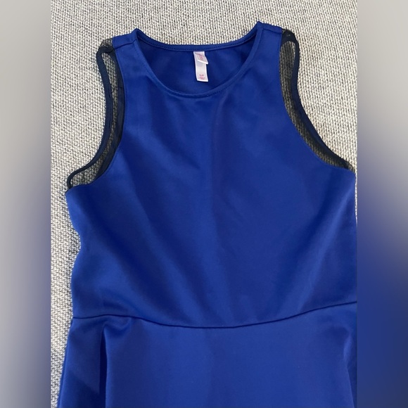 Xhilaration Blue Halter A-Line Cocktail Dress - Picture 14 of 16